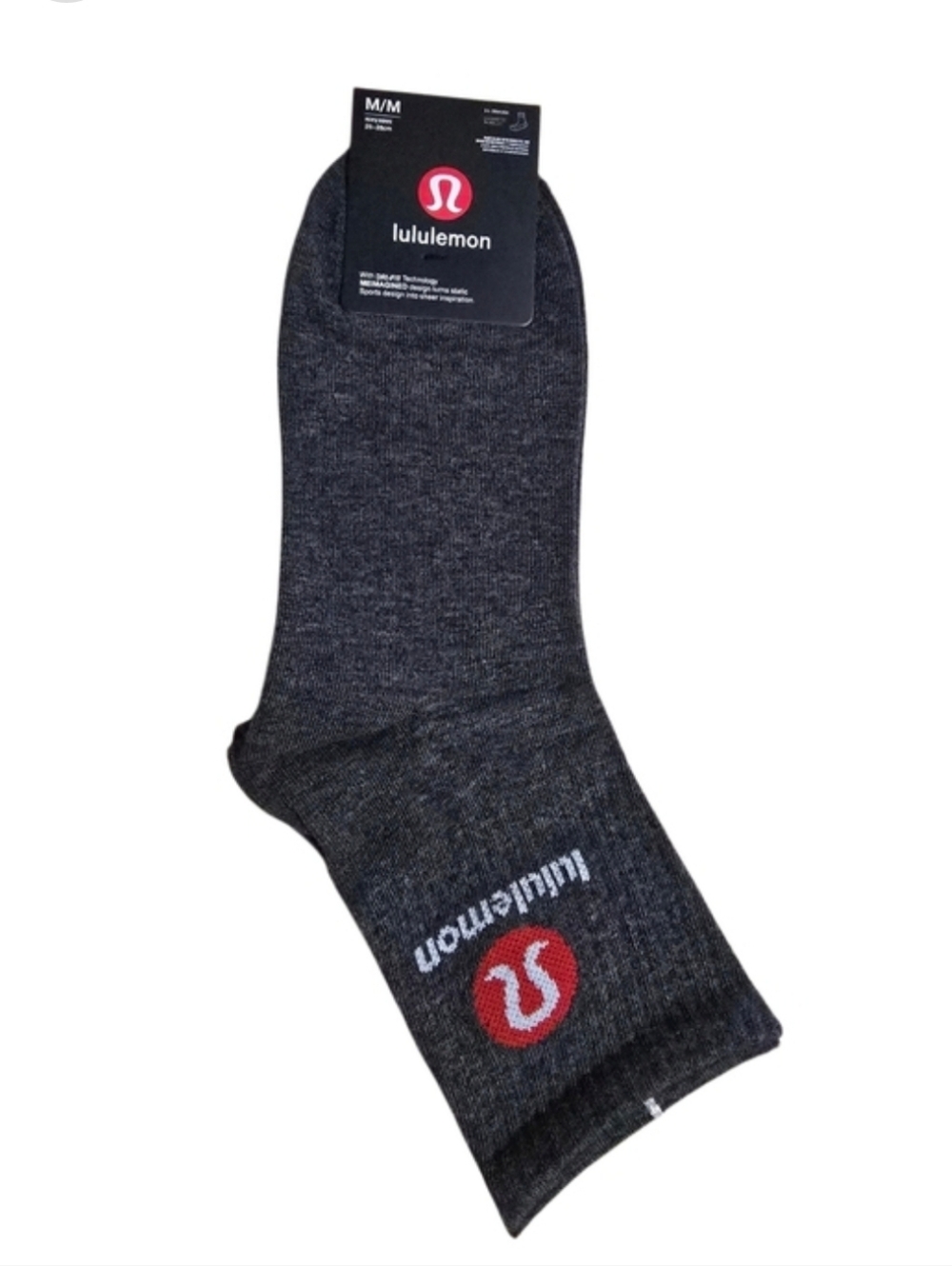 athletica Men's Charcoal Low-Cut Athletic Sock One Pair